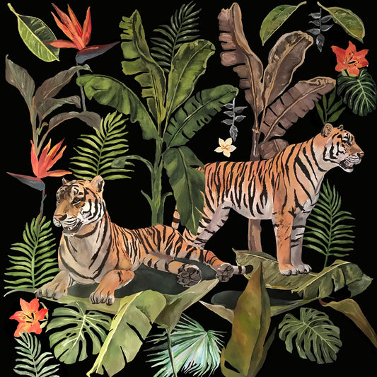 Two Tigers 2 - Painting