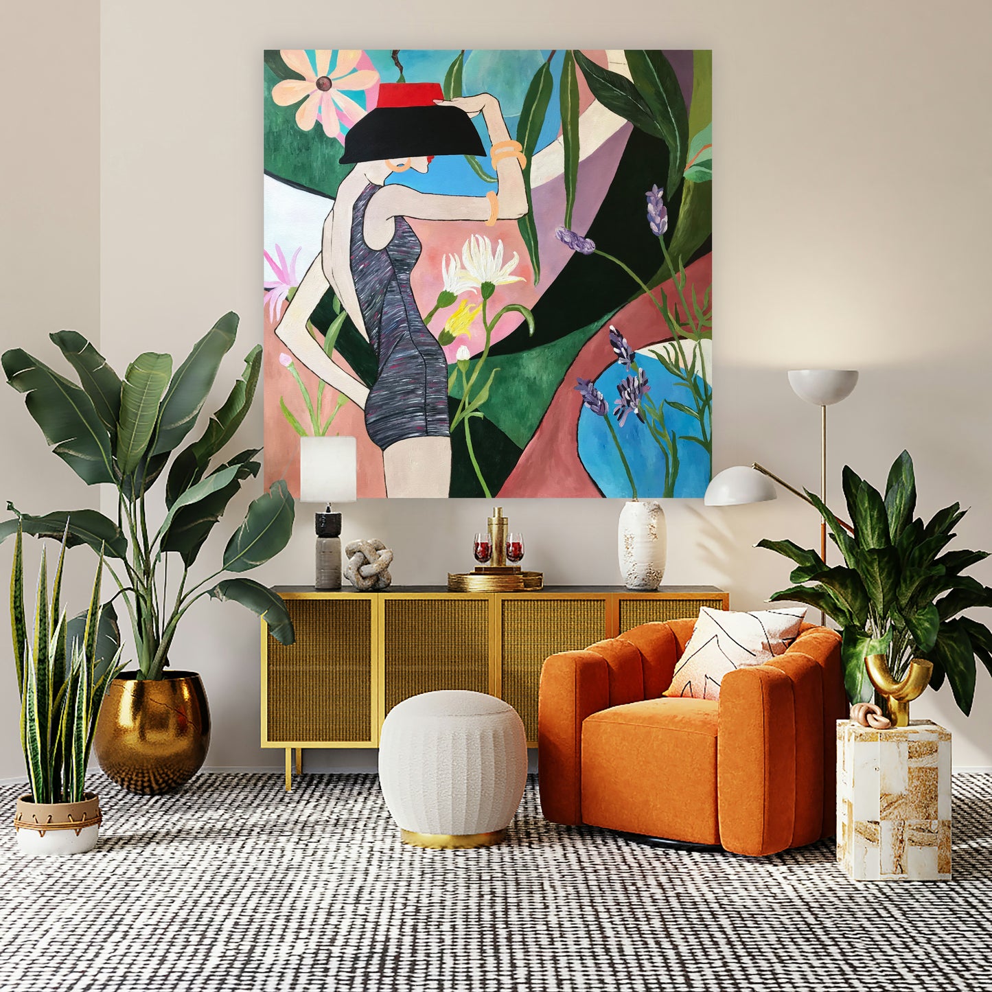 The Muse of the Abstract Garden