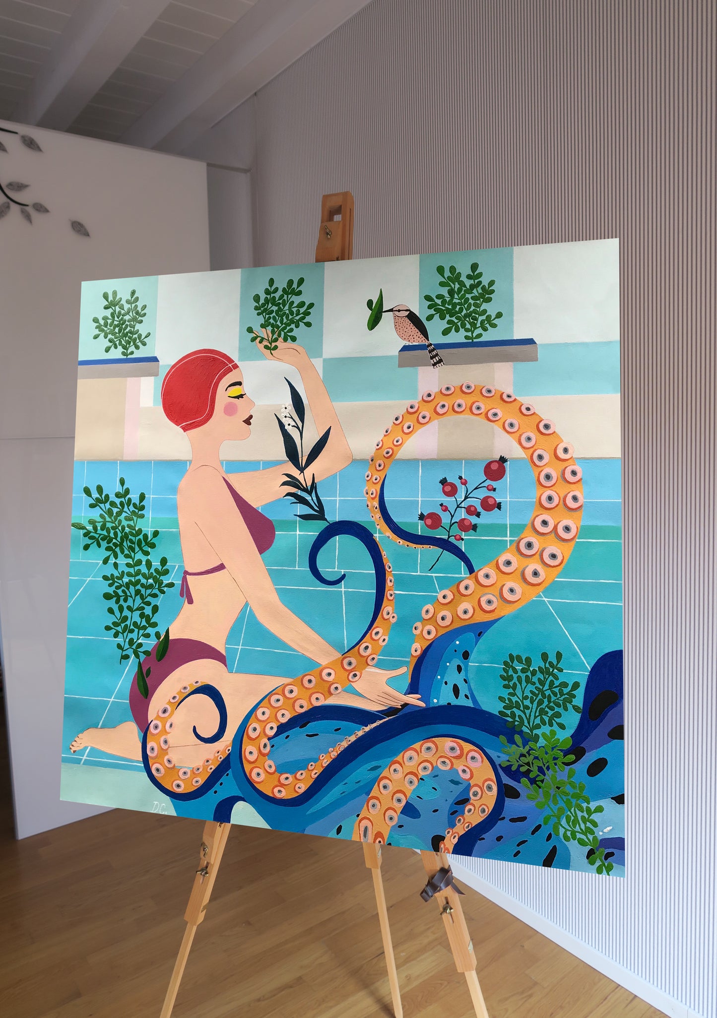 Natatorium 2 - The Woman with Octopus - Tentacles