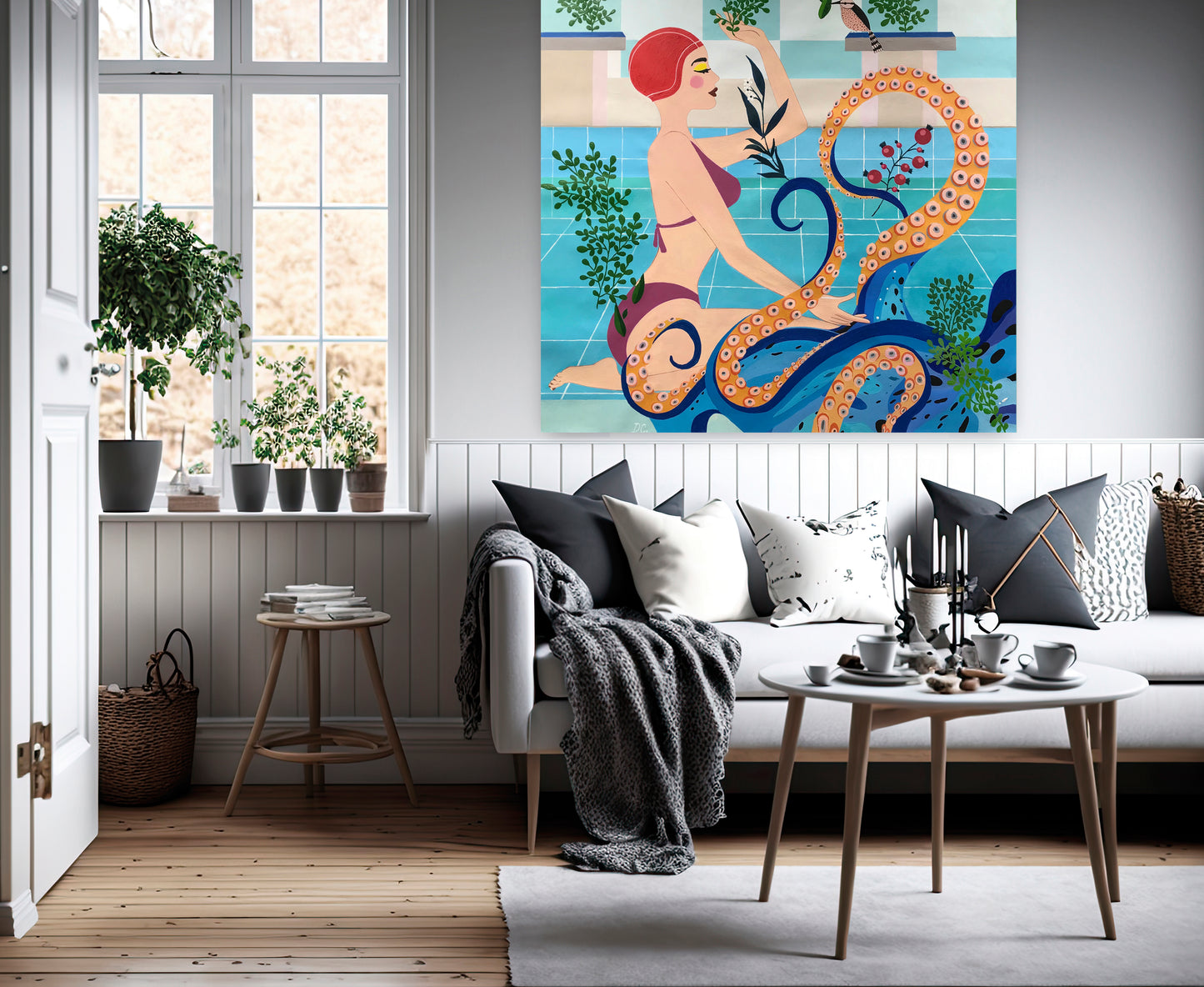 Natatorium 2 - The Woman with Octopus - Tentacles