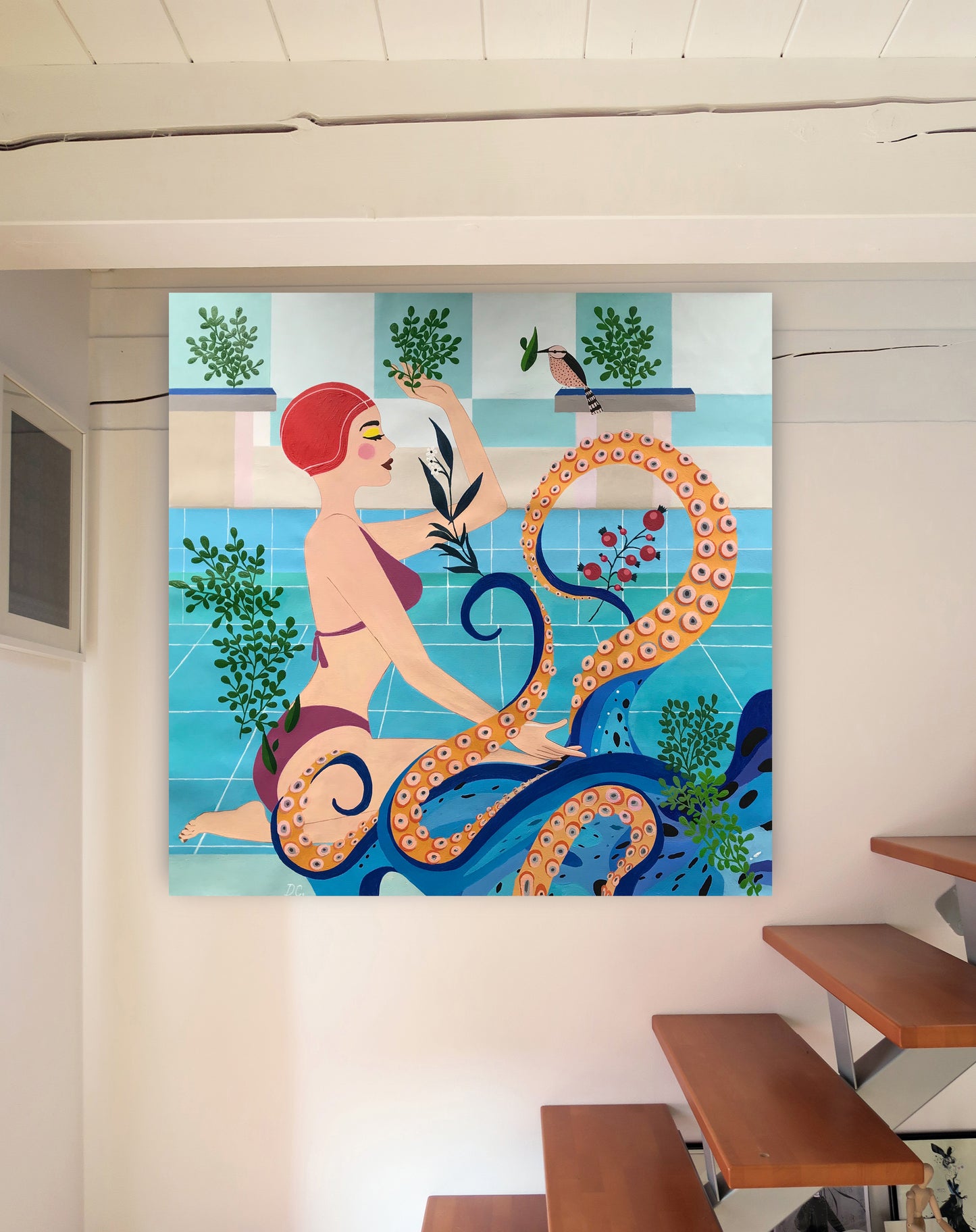 Natatorium 2 - The Woman with Octopus - Tentacles