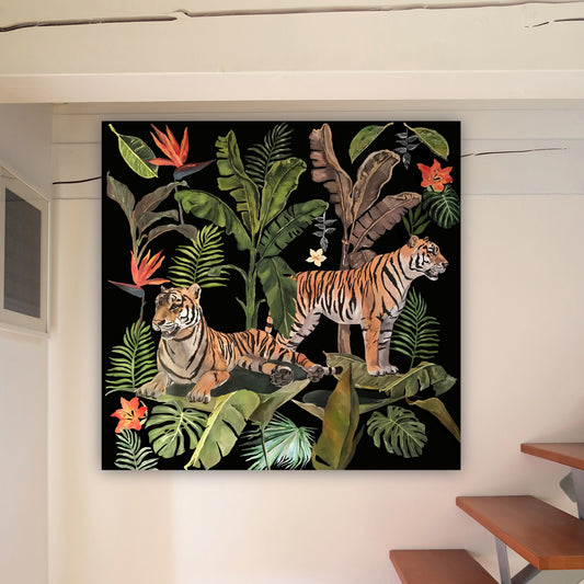 Two Tigers 2 - Painting