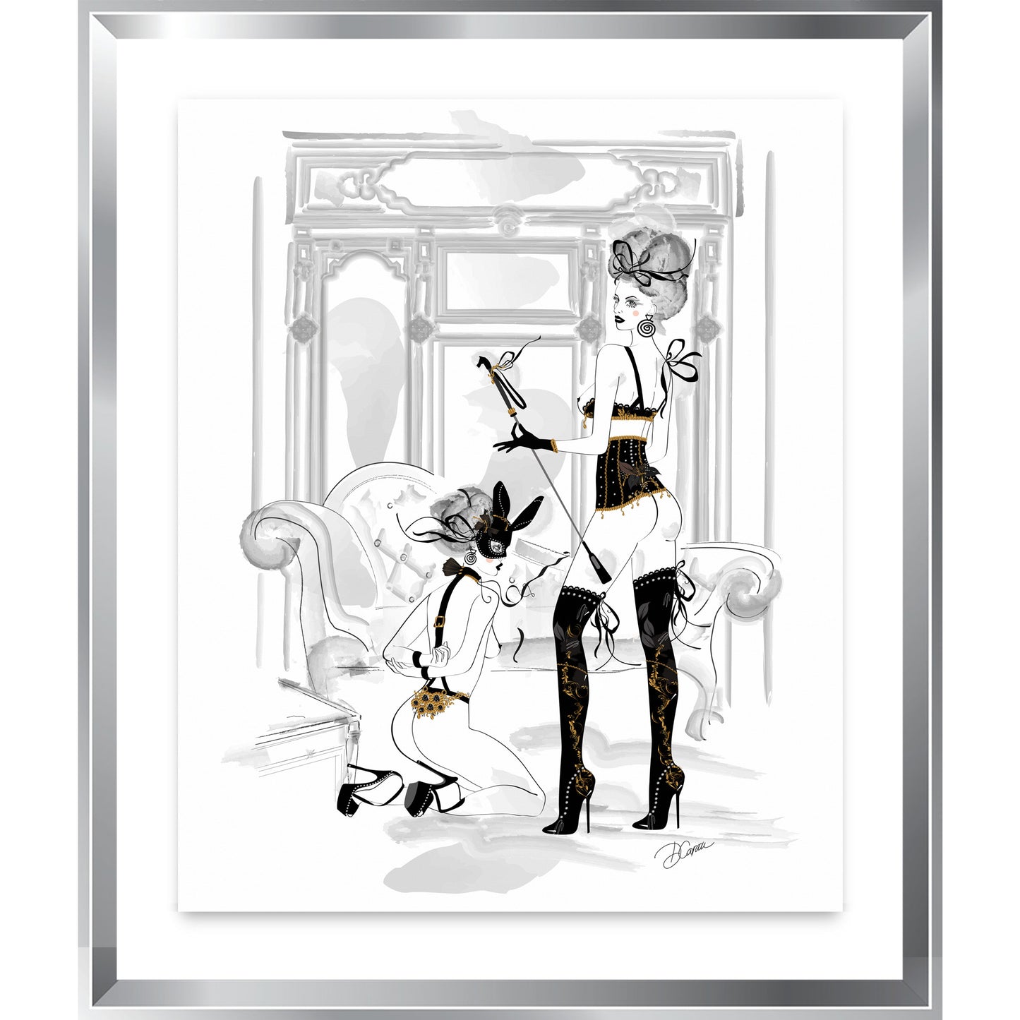 Room N°707 bdsm - Art Print