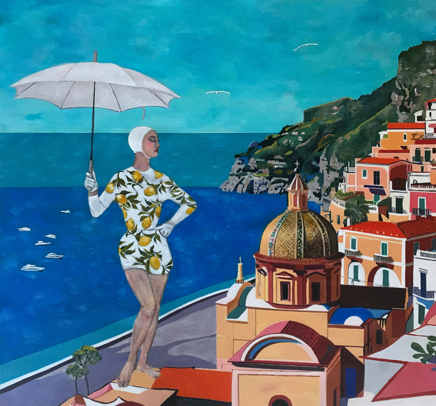 Summer Dreams - Amalfi Coast - Art Deco