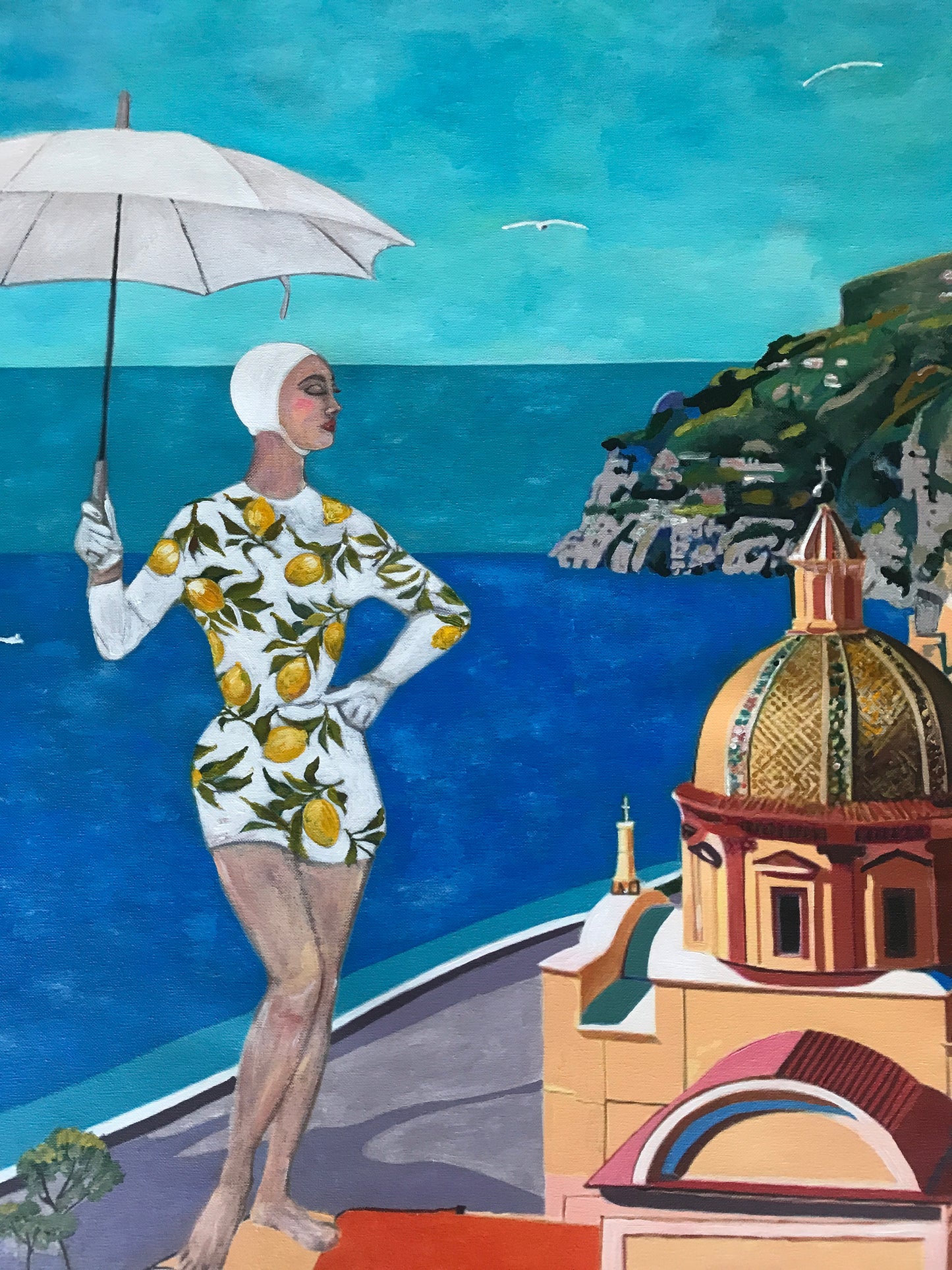 Summer Dreams - Amalfi Coast - Art Deco