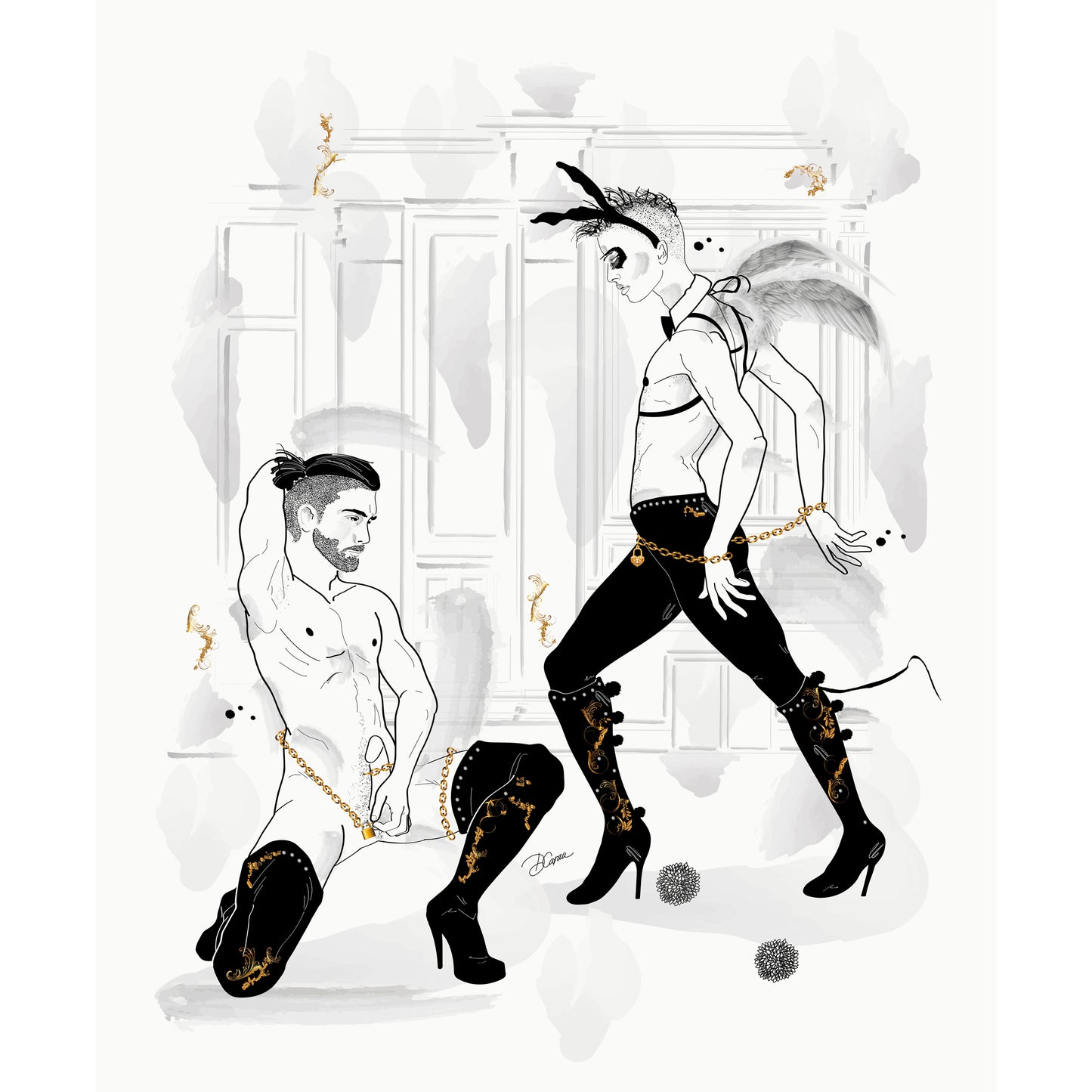 Aaron and Nicholas - Art Print