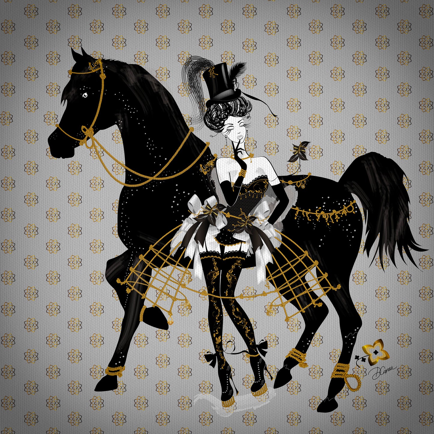 Miss Yvonne - Horse - Dressage - Burlesque Star - Equestrian