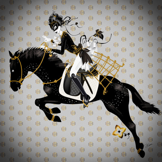 Miss Black Knight - Horse - Dressage - Burlesque Star - Equestrian