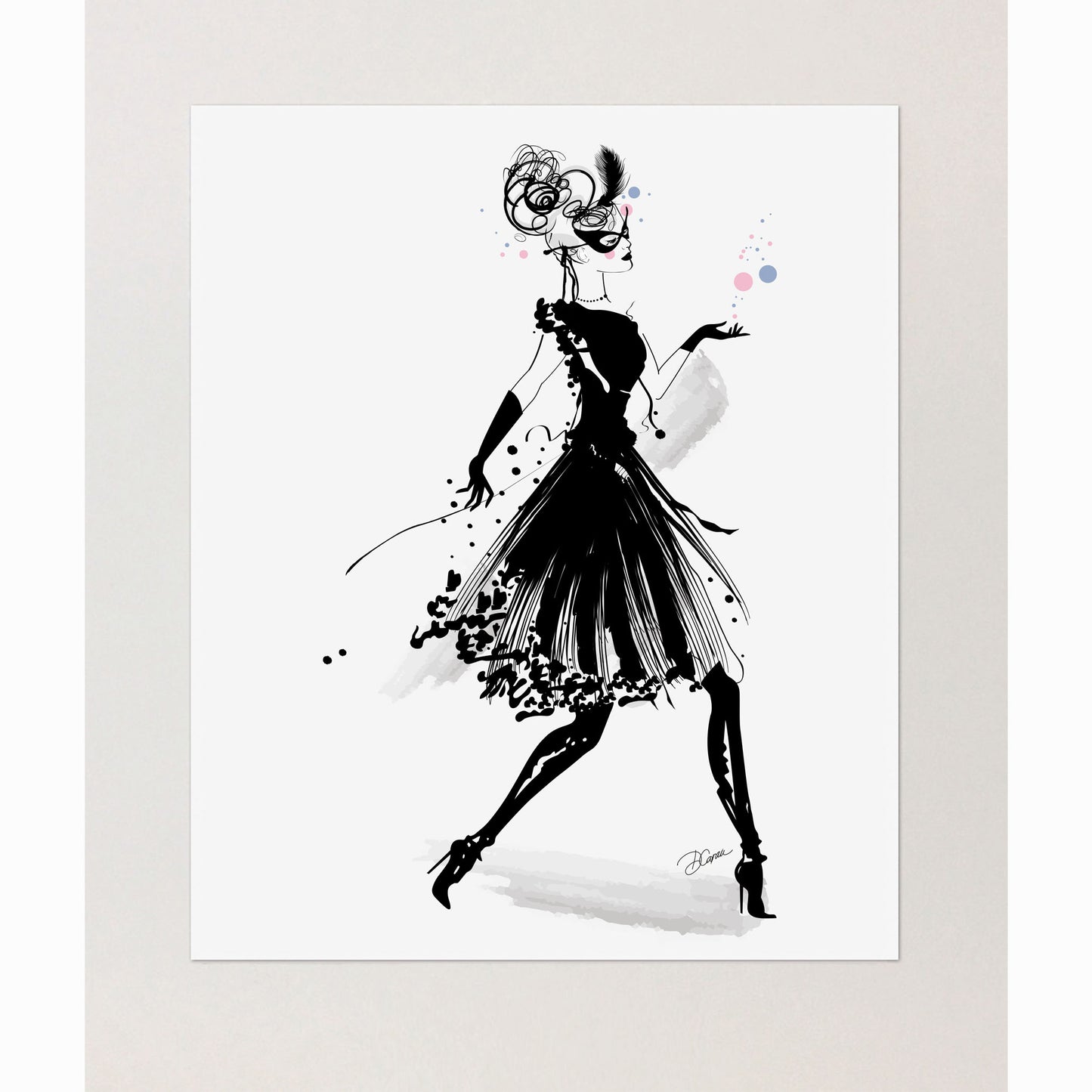 Dancers - Venice - Art Print