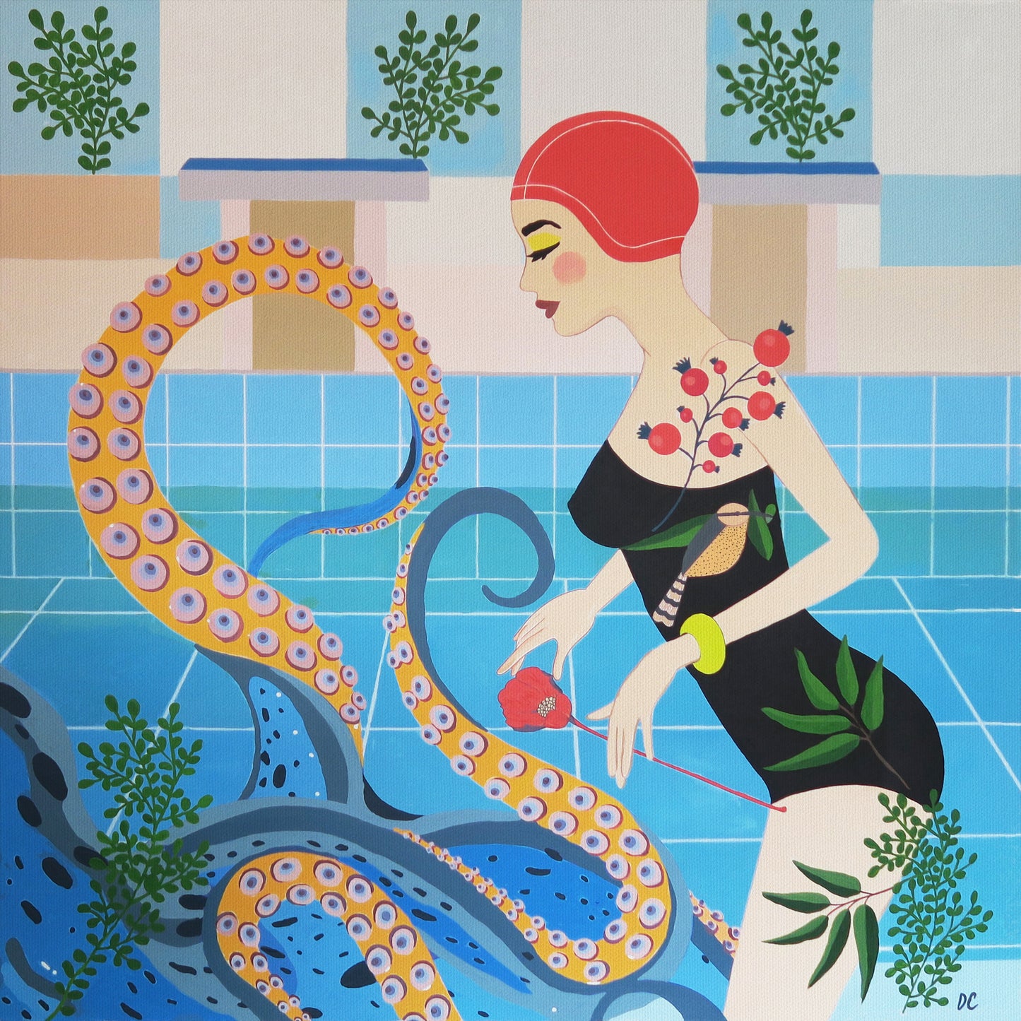 The Girl With Octopus - Tentacles - SeaLife